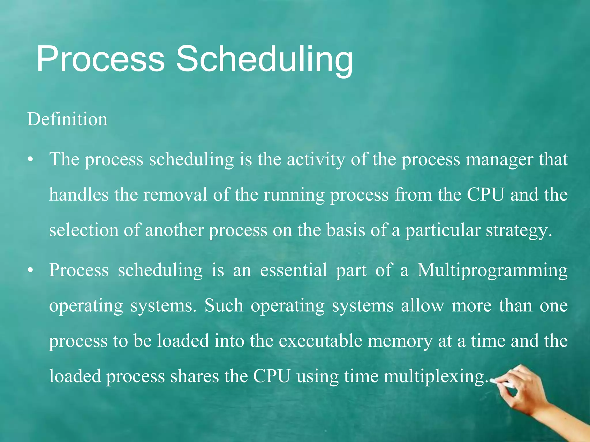 Process scheduling | PPT