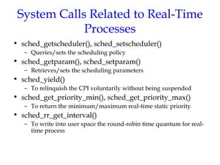 Process scheduling linux | PPT