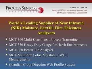 Process Sensors Corp Presentation | PPT