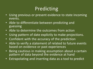 Predicting Using Process skills | PPTX
