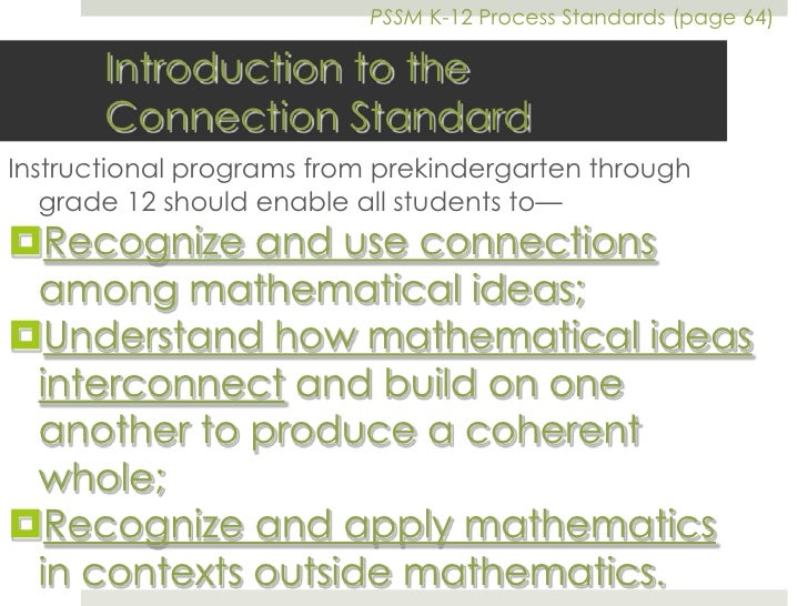 Mathematical Process Standards