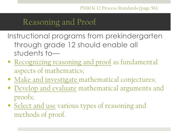 Mathematical Process Standards