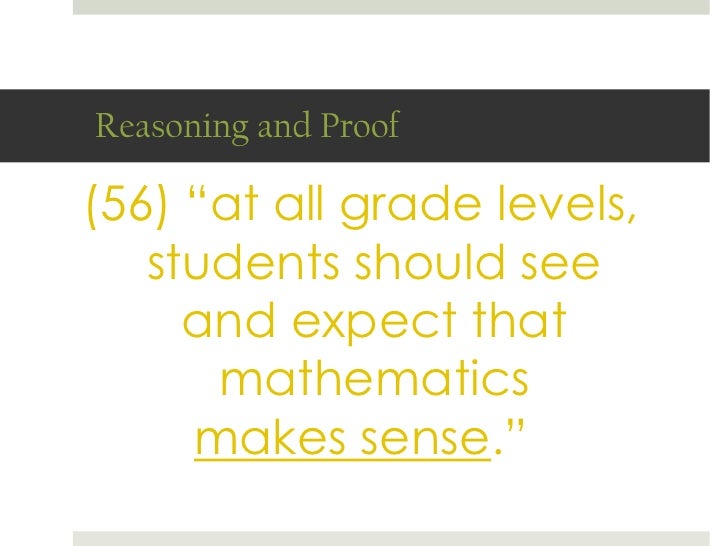 Mathematical Process Standards