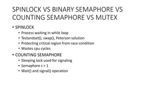 Process Synchronization in operating system | mutex | semaphore | race ...