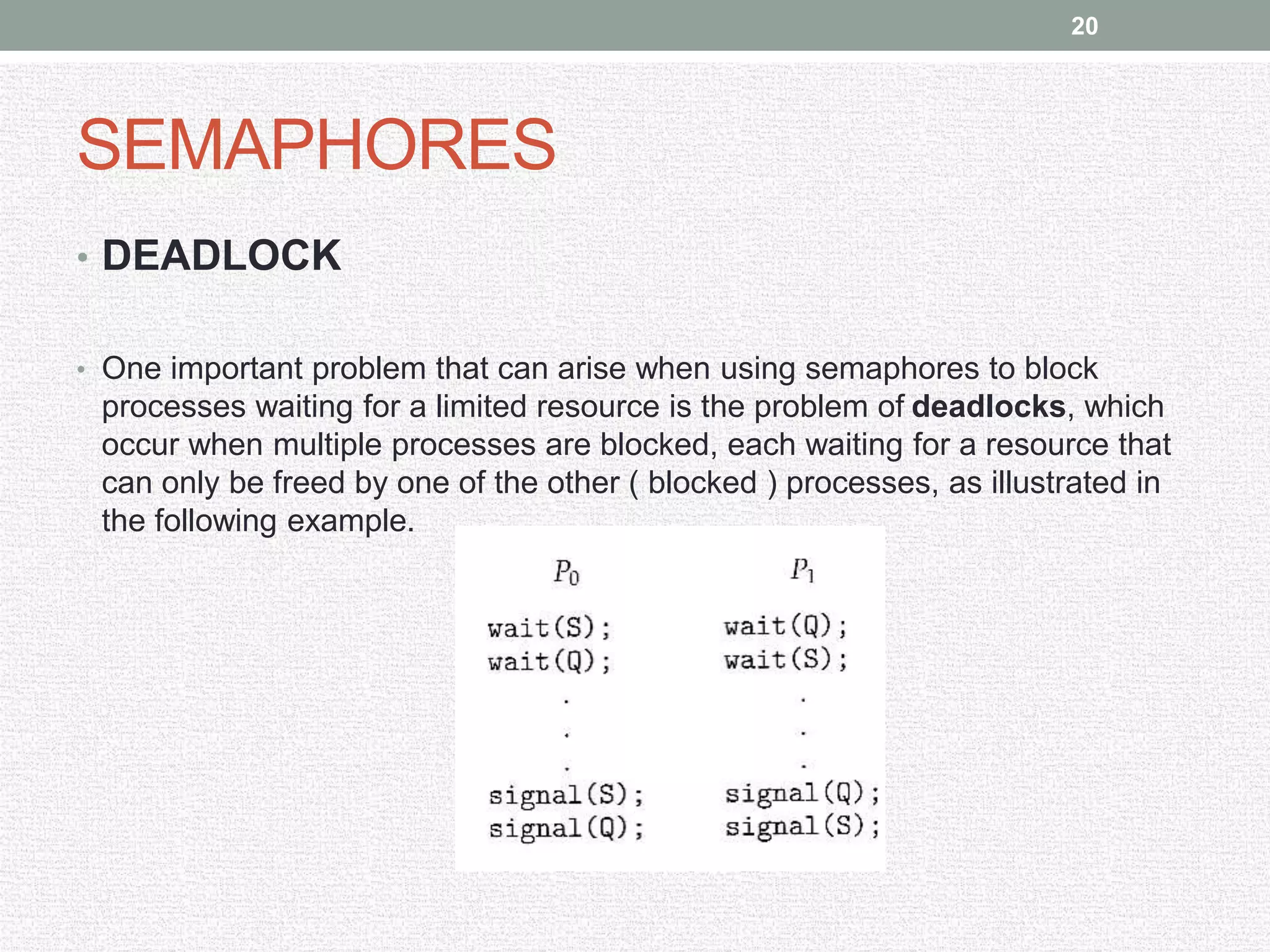 Process synchronization in Operating Systems | PPT