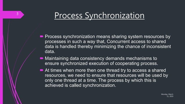 Process synchronization | PPT
