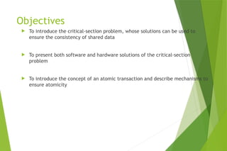 Comprehensive Guide to Process Synchronization in Operating Systems | PPTX