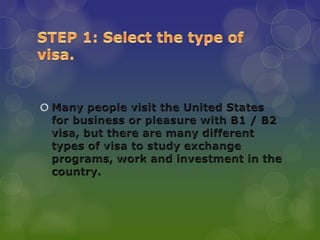 Process to get a visa | PPTX