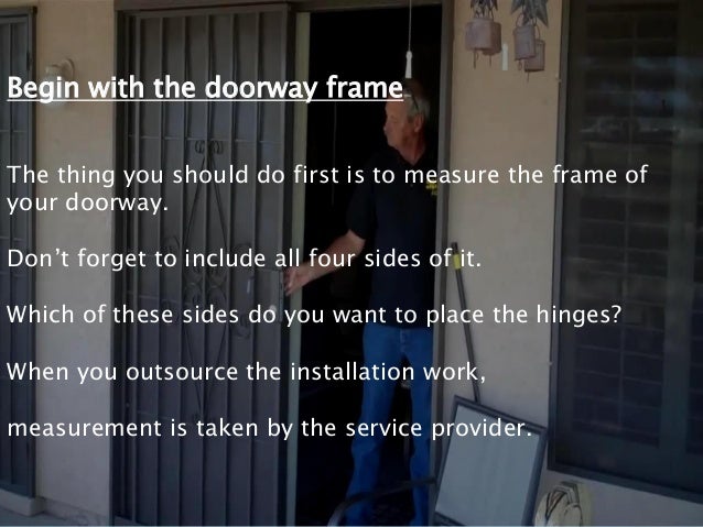 Process To Install Security Doors In Adelaide