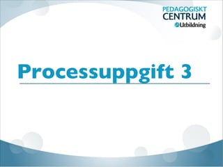 Processuppgift 3
 