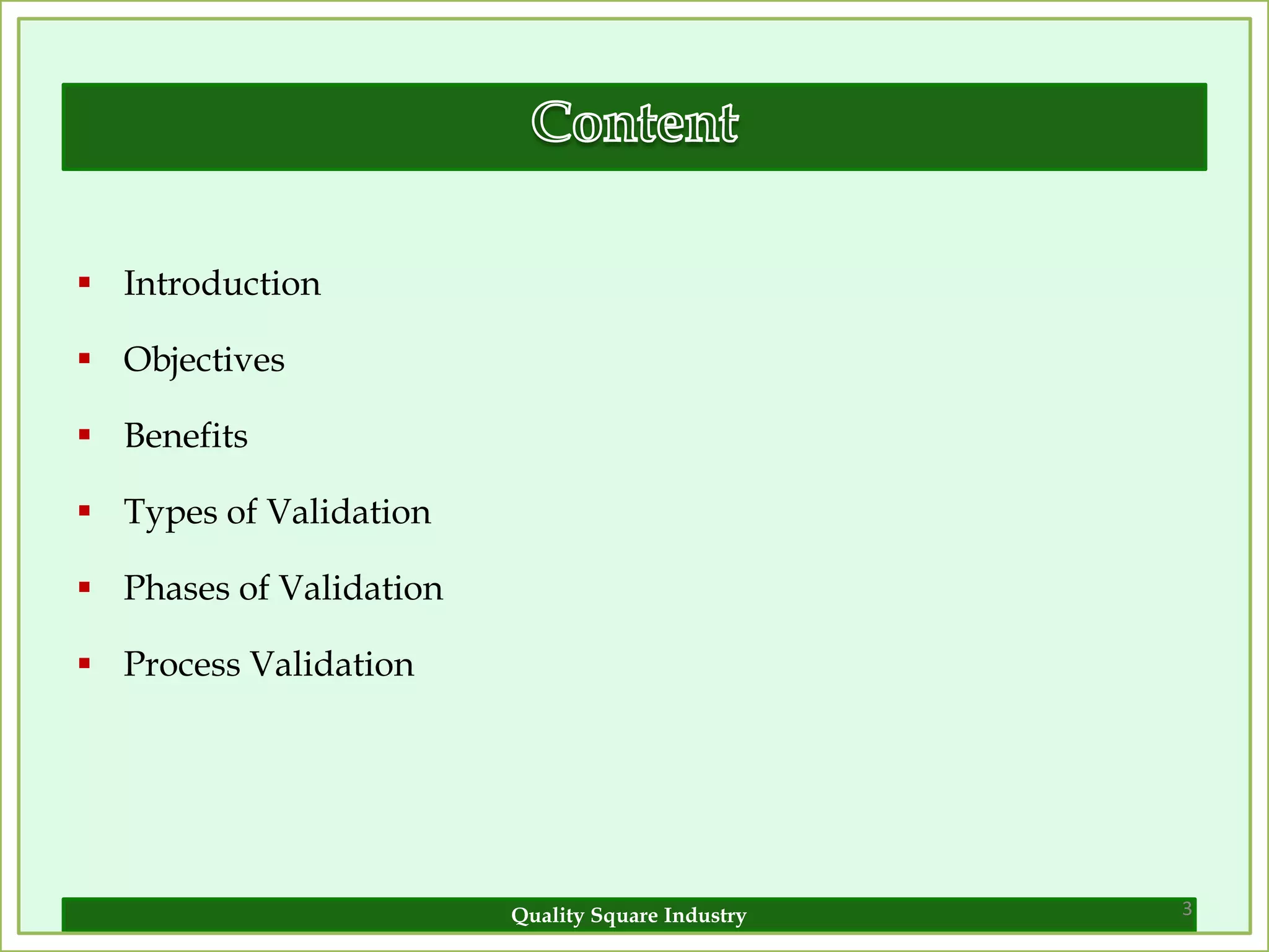 PROCESS VALIDATION | PPTX