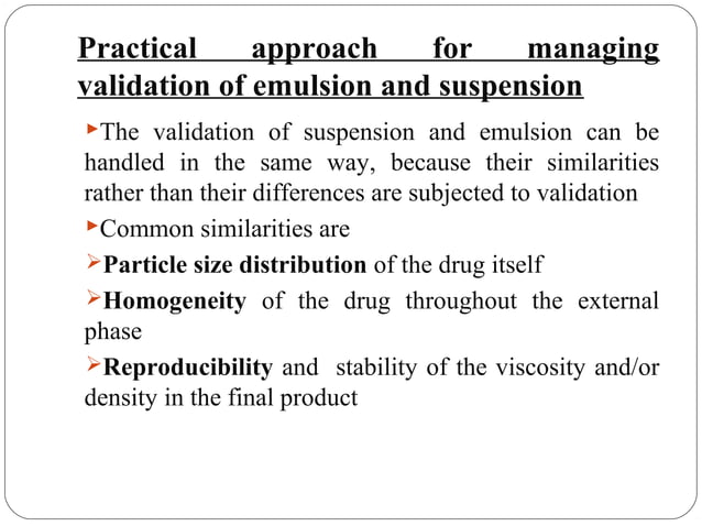 Process validation Ointment Cream LIquid Oral | PPT