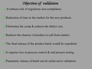 Process validation and validation requirement | PPTX
