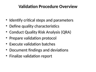 Pharmaceutical Process Validation.fffffff | PPTX