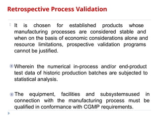 process validation guidelines and procedures | PPTX