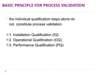 process validation guidelines and procedures | PPTX