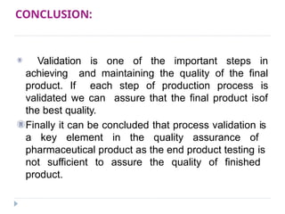 process validation guidelines and procedures | PPTX