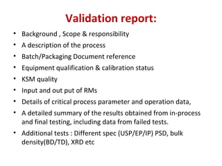 GMP Training: Process validation | PPT