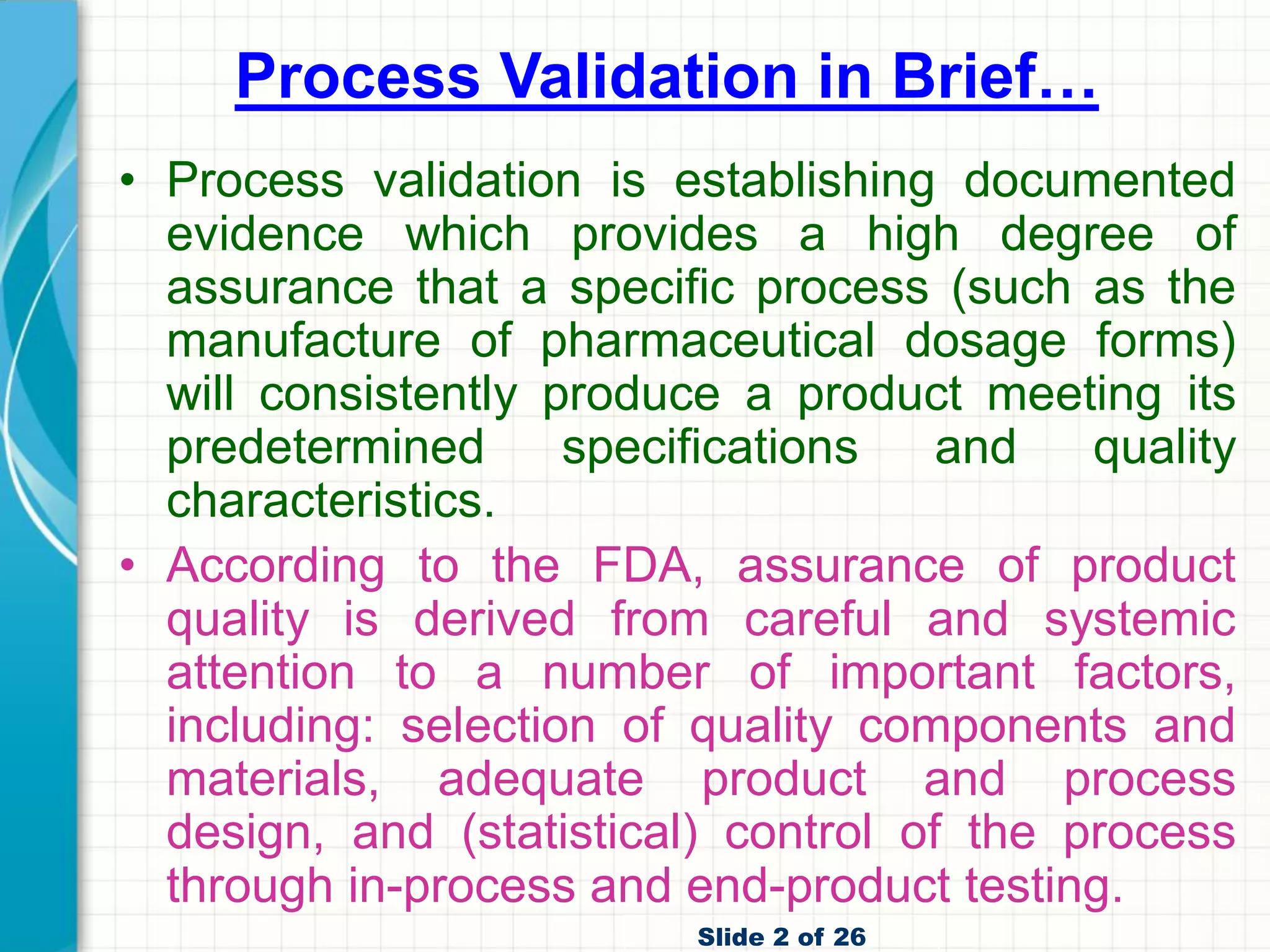 Process Validation Pdf Process Validation Pdf