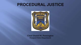 Chief Daniel W. Pennington
Freeport Police Department
 