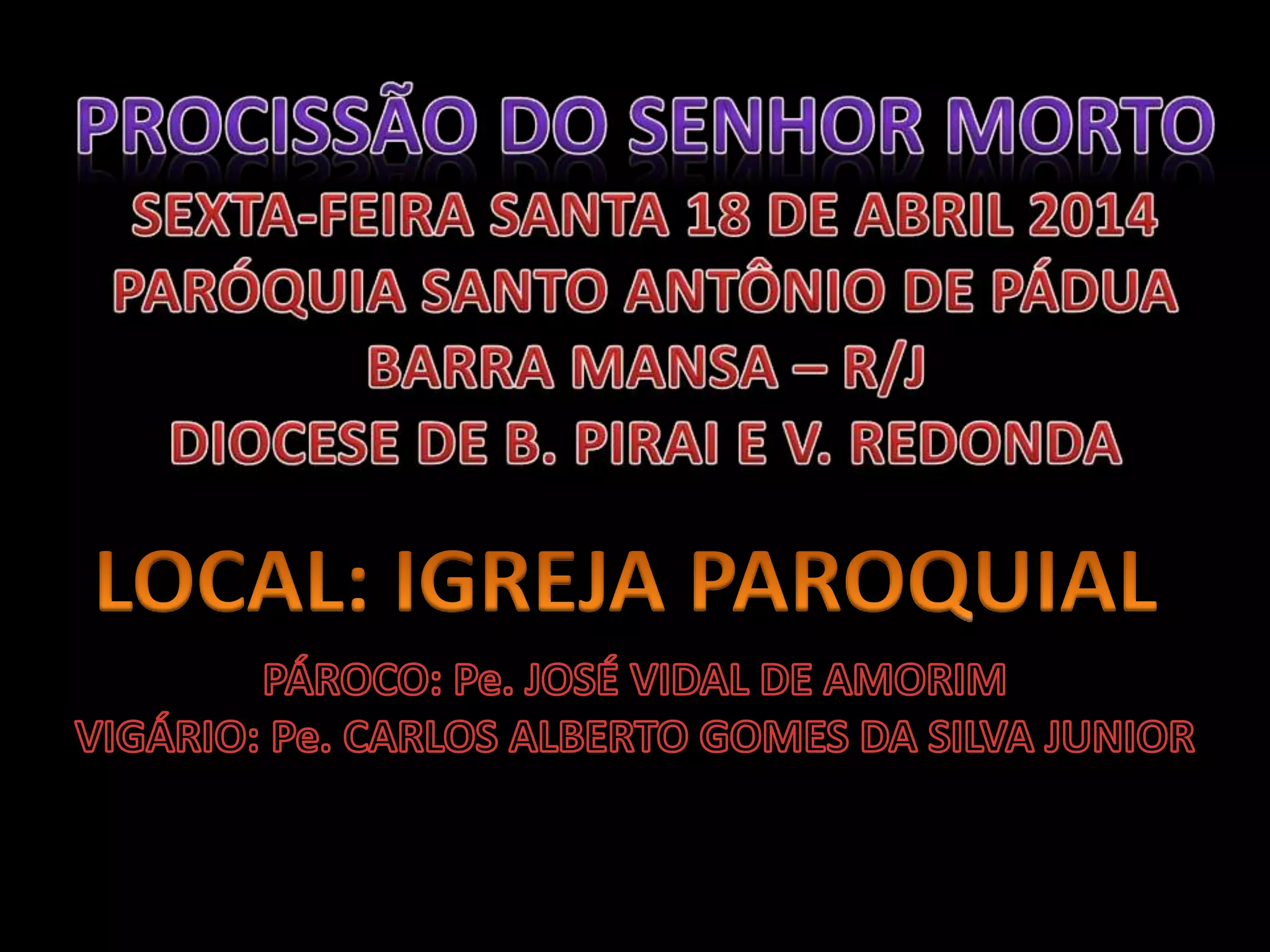 Procissão do senhor morto