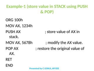 Comprehensive Guide to Procedures, Stack, and Macros in Assembly ...