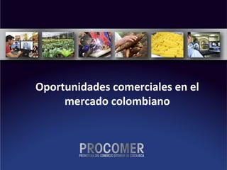 Oportunidades comerciales en el
     mercado colombiano
 