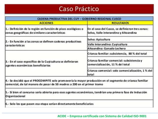 ACIDE – Empresa certificada con Sistema de Calidad ISO-9001
 