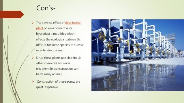 Advantages and disadvantages of desalination plant