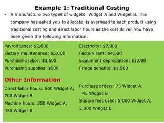 Widget 3000 Project Cost management course power point 2. | PDF