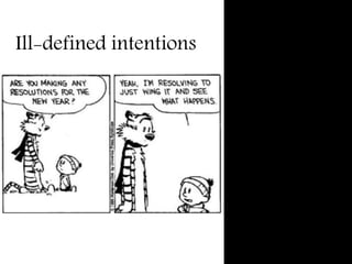 Ill-defined intentions
 