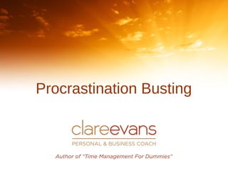 Procrastination Busting
 