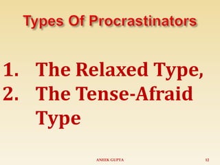 Procrastination By Aneek Gupta