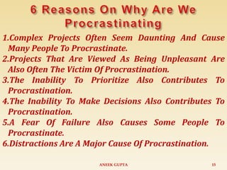 Procrastination By Aneek Gupta