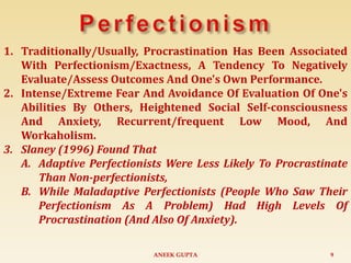 Procrastination By Aneek Gupta