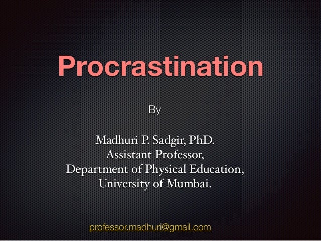 procrastination shareslide pdf shareslide