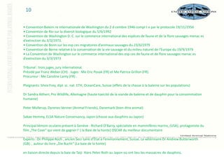 - Misshandlung von Tieren, die zu den weltweit geschützten Wildtierarten gehören 