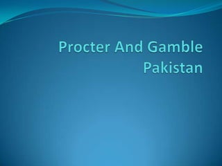 Procter And Gamble Pakistan 