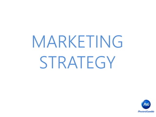 MARKETING
STRATEGY
 