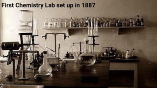 First Chemistry Lab set up in 1887
 