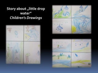 Story about „little drop 
water” 
Children’s Drawings 
 