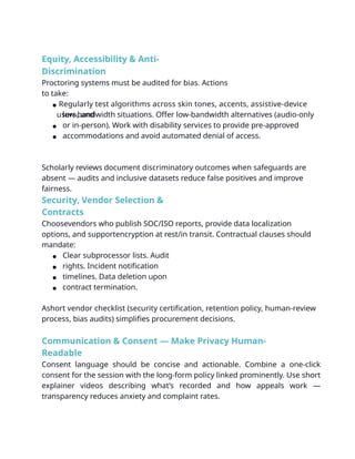 Proctoring Without Compromising Privacy: Best Practices & Transparent ...