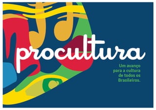 Políticas de financiamento e
fomento à cultura no Brasil
- dados e desafios -
 