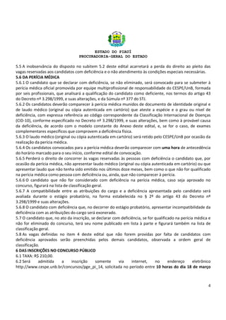 Concurso Procuradoria Geral do Piauí 