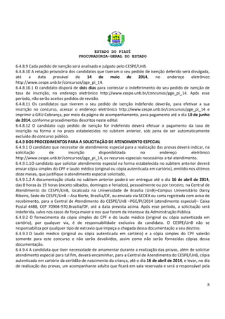 Concurso Procuradoria Geral do Piauí 
