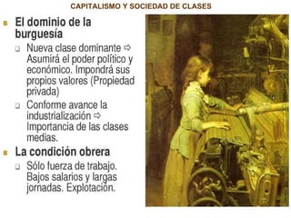 CAPITALISMO Y SOCIEDAD DE CLASES 