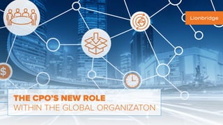 $
THE CPO’S NEW ROLE
WITHIN THE GLOBAL ORGANIZATON
 