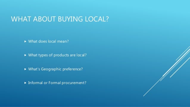 what is a geographic preference