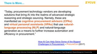 Procurement ai is artificial intelligence real in procurement | PPTX