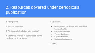 Procurement and management of periodical resources | PDF